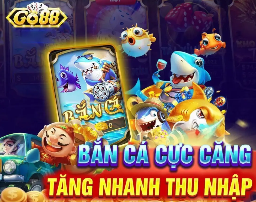 Những ưu điểm về trò chơi bắn cá Go 88