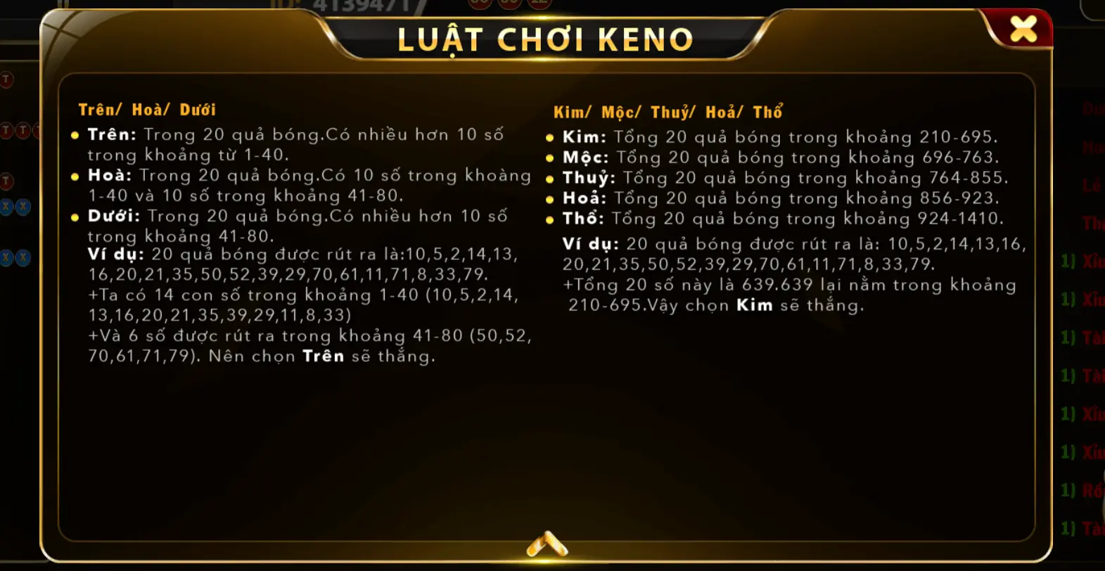 Làm sao để chơi game Keno Go 88