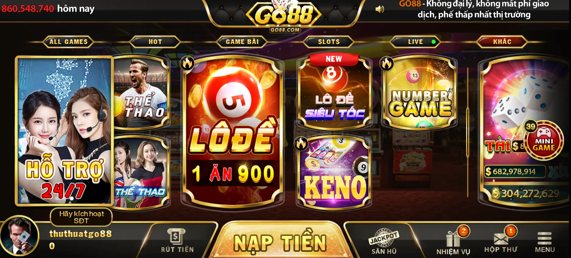 Vài nét đặc sắc cơ bản về game Keno Go 88