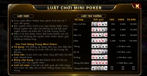 Một số mẹo phá đảo game Mini Poker và tải Go88