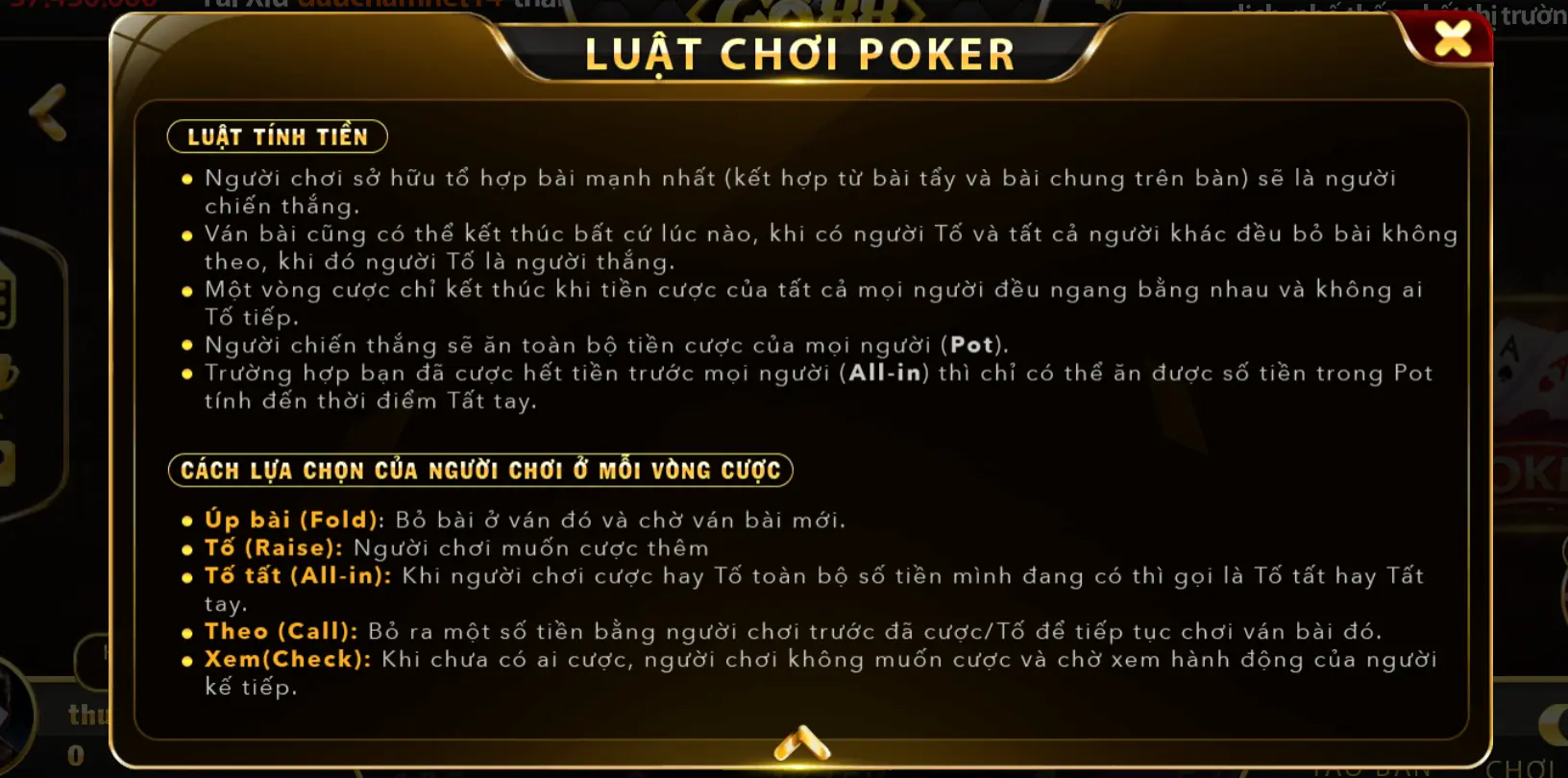 Kinh nghiệm chơi game Poker tại Go88 dễ thắng