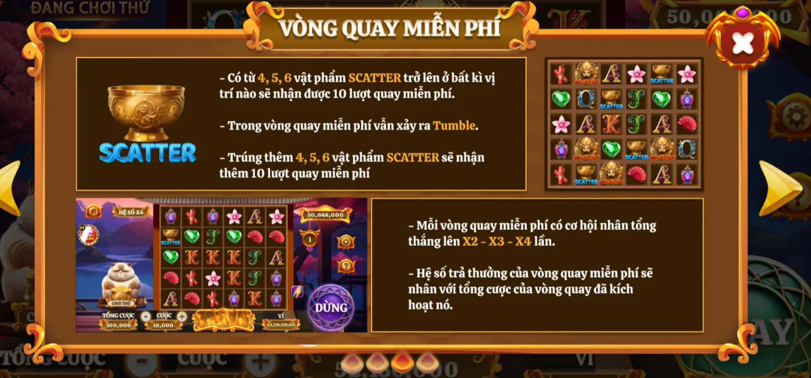 Vòng quay trong mèo tài lộc Go88